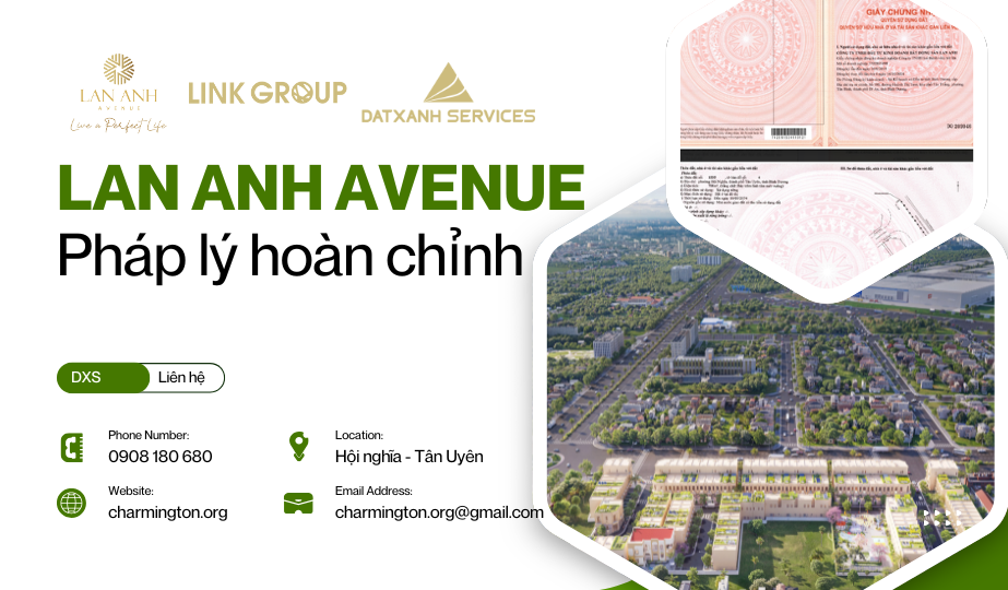 Danh mục pháp lý hoàn chỉnh dự án Lan Anh Avenue 
