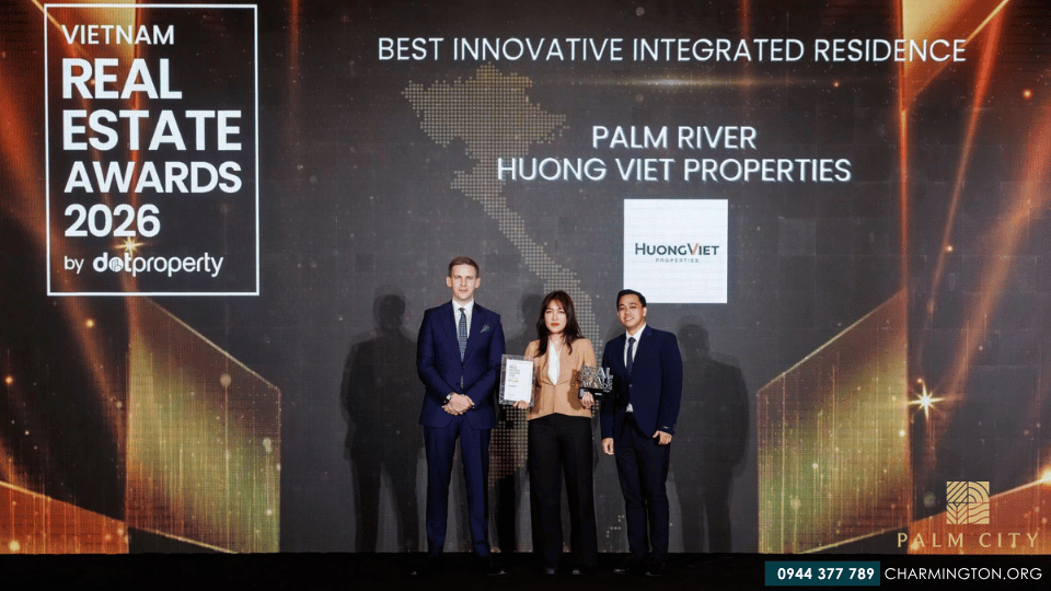 Dot Priperty Vietnam Awards 2026 vinh danh dự án Palm City và phân khu Palm River Dot Priperty Vietnam Awards 2026 vinh danh dự án Palm City và phân khu Palm River
