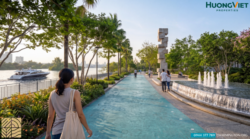 Palm City khởi công khu công viên và cung đường chạy bộ ven sông giai đoạn 1 Palm City khởi công khu công viên và cung đường chạy bộ ven sông giai đoạn 1