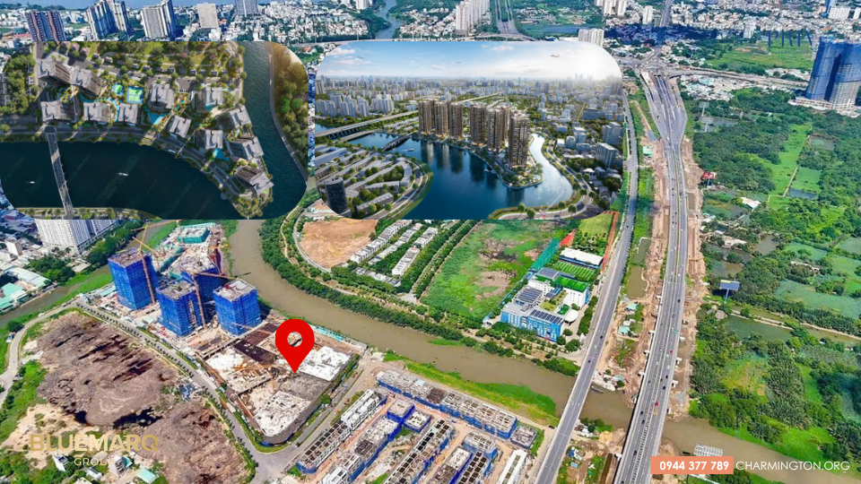 Những tiềm năng lớn từ vị trí của The Privé - Khu căn hộ biệt lập 3 mặt sông