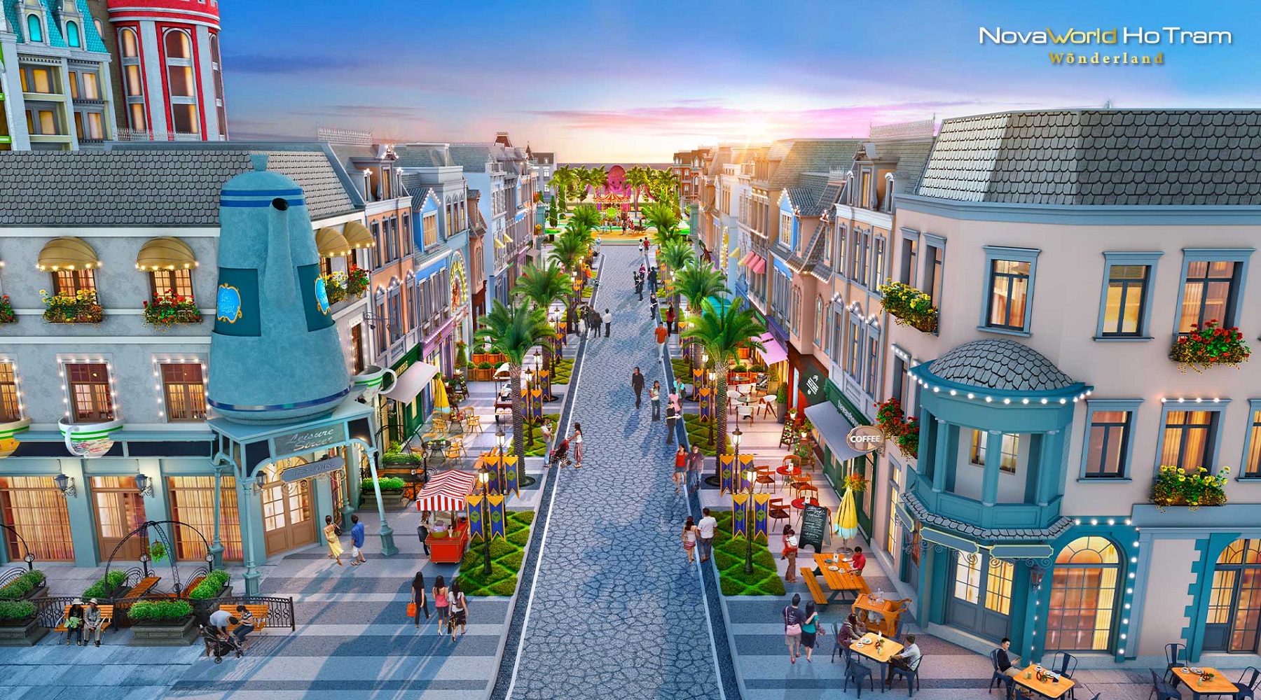 Shophouse mặt tiền biển Hồ Tràm thu hút khách đầu tư kinh doanh