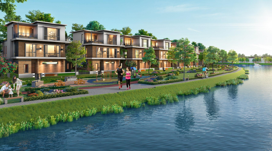 Gia đình Thúy Hạnh – Minh Khang rạng rỡ chụp ảnh Tết tại Aqua City