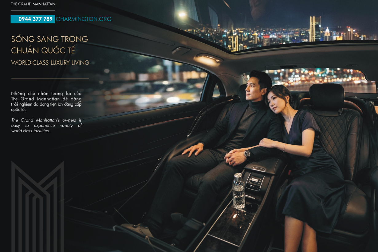 Phối cảnh đêm dự án The Grand Manhattan