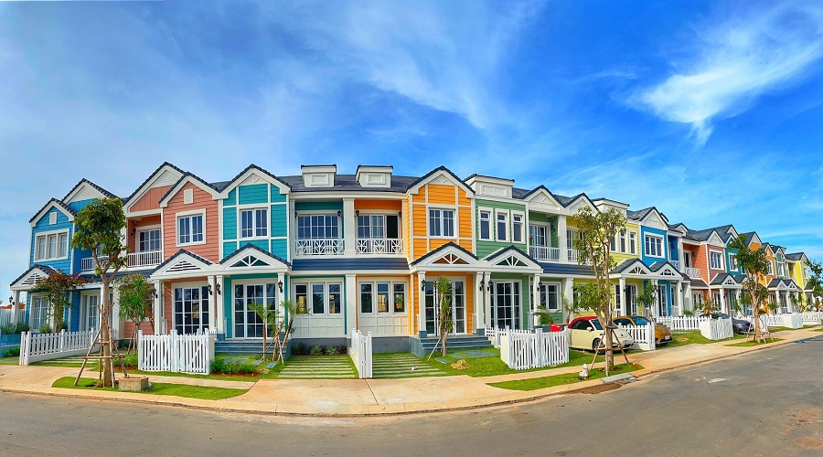 Trải nghiệm những ngôi nhà đa sắc màu Novaworld Phan Thiet
