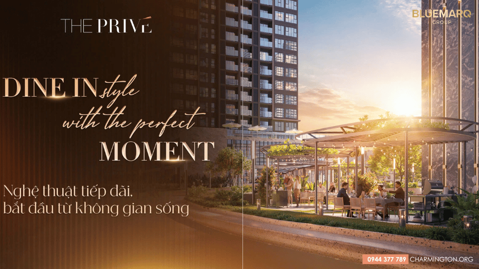 Fine Dining Lounge: Nghệ thuật sắp đặt không gian tiếp đãi tinh túy tại The Privé