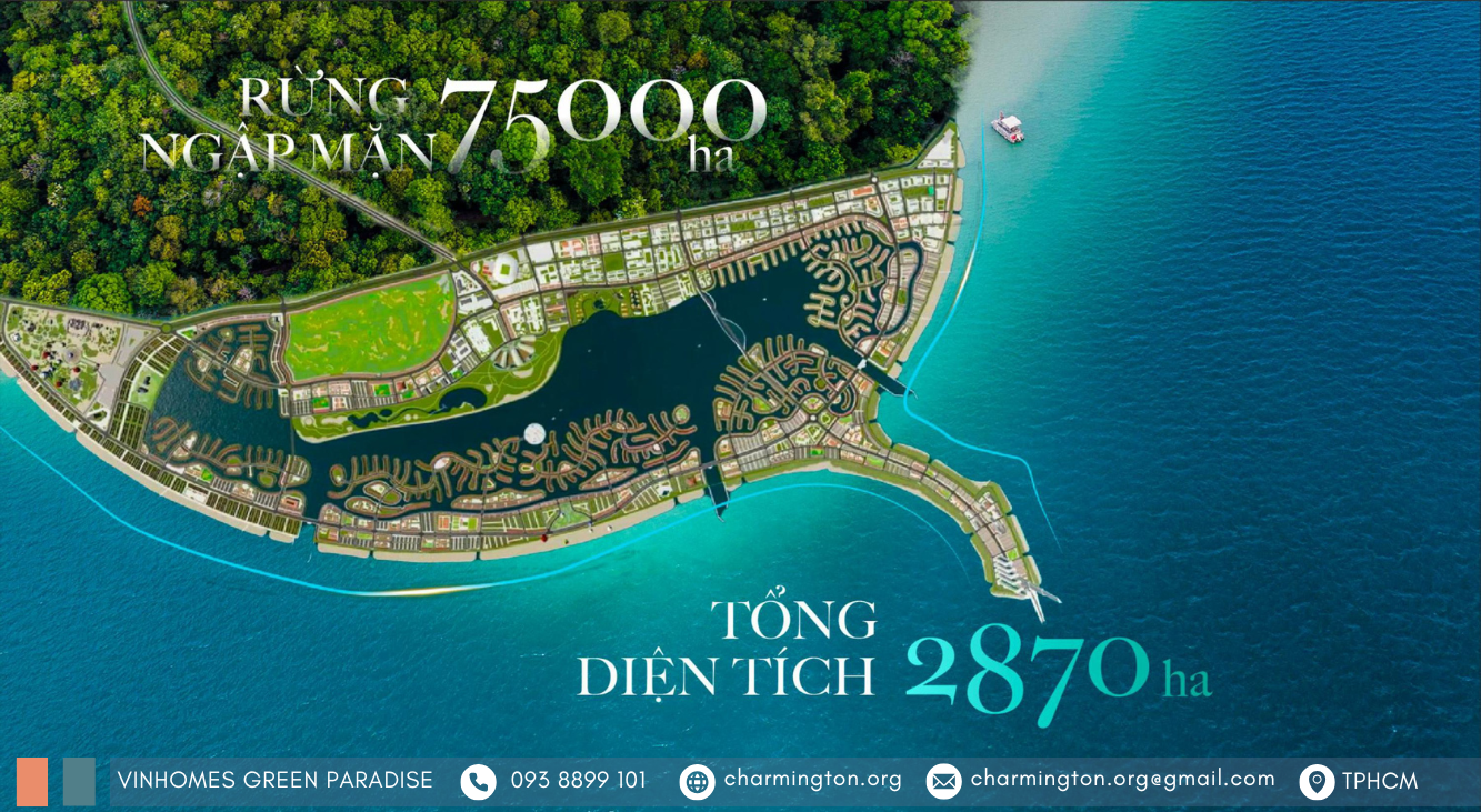 Cập nhật chi tiết về 04 Phân khu tại Vinhomes Green Paradise Cần Giờ
