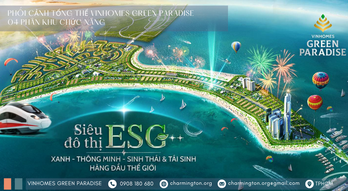 Vinhomes Green Paradise được kỳ vọng đưa TPHCM lên bản đồ bất động sản ESG toàn cầu