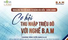 Thu nhập triệu đô cùng B.A.M (Business Account Managemet) từ Novaland