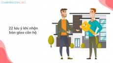 Những điều cần phải kiểm tra khi nhận bàn giao căn hộ