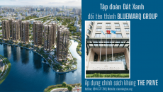 Đất Xanh Group đổi tên thương hiệu thành Bluemarq Group, lập tức tung chính sách khủng The Privé