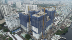 Căn hộ De La Sol Quận 4 đã cất nóc 11/2022