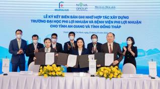 NovaGroup hợp tác Viện Michael Dukakis & Đại học Y Hà Nội phát triển bệnh viện Quốc tế tại Mekong Smart City
