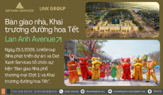 Khu compound Lan Anh Avenue bàn giao nhà đợt 1, khai trương đường hoa Tết