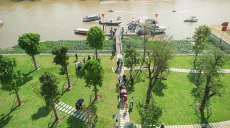 Đắm chìm trong không gian xanh tại Aqua City