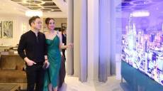 Victor Vũ, Đinh Ngọc Diệp thích căn hộ mẫu The Grand Manhattan