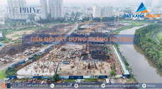 Tiến độ xây dựng The Privé tháng 10/2025