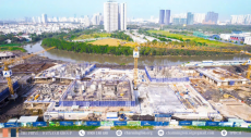 Tiến độ xây dựng 12/2025 khu căn hộ hạng sang compound The Privé