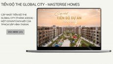 Cập nhật hình ảnh mới nhất downtown The Global City 4/2024 do Masterise Homes phát triển