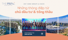 Những phát biểu của đại diện dự án The Privé - tập đoàn Đất Xanh và tổng thầu CSCEC