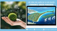 Bất động sản chuẩn xanh ESG tại Việt Nam và câu chuyện Vinhomes Green Paradise