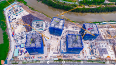 Những hình ảnh tiến độ xây dựng The Privé tháng 4/...